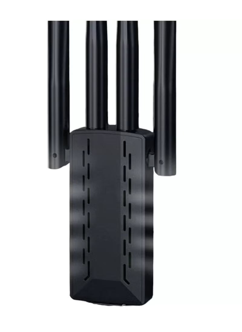 Go DESI - Go Des GD-BT318 Dual Band 1200M 4 Antennas Wireless Internet Provider USB High Power WiFi Adapter - Image 1