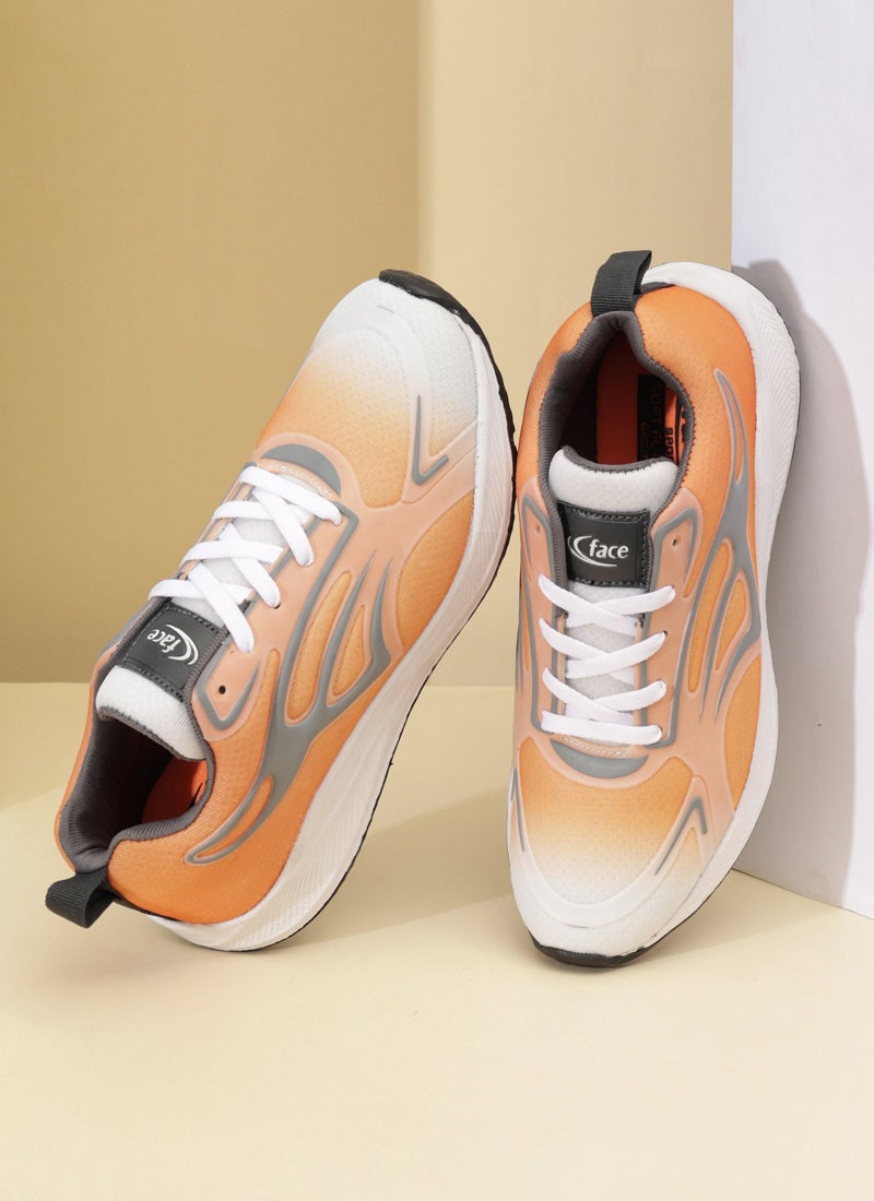 Face حذاء رافتار 07 للرجال - برتقالي - Image 1