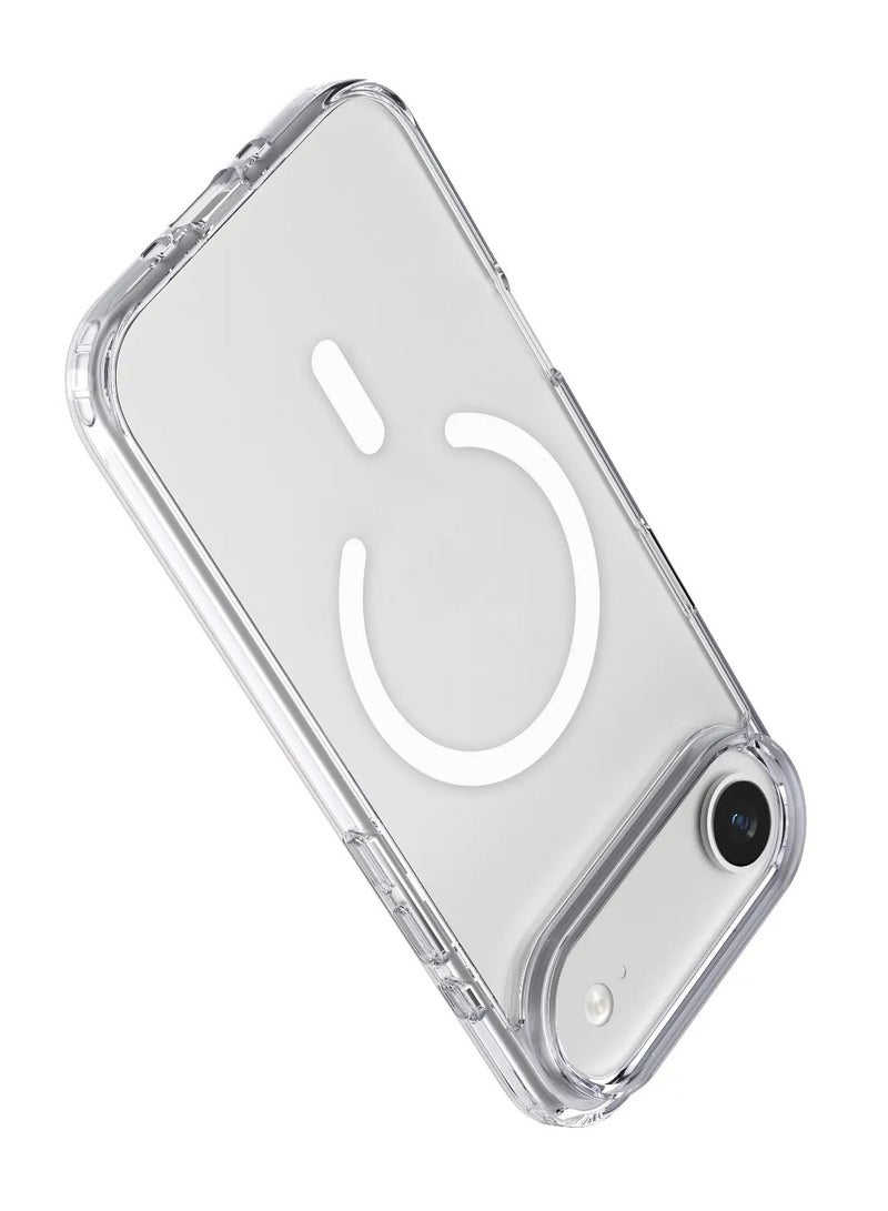 LEVELO iPhone 17 Air MagSafe Clear Case Clara TPU+PC With Enhanced Camera & Screen Protection / Precision Fit / Shock-Resistant-Bumper / Ever-Clear Technology Back Cover - Transparent - Image 3