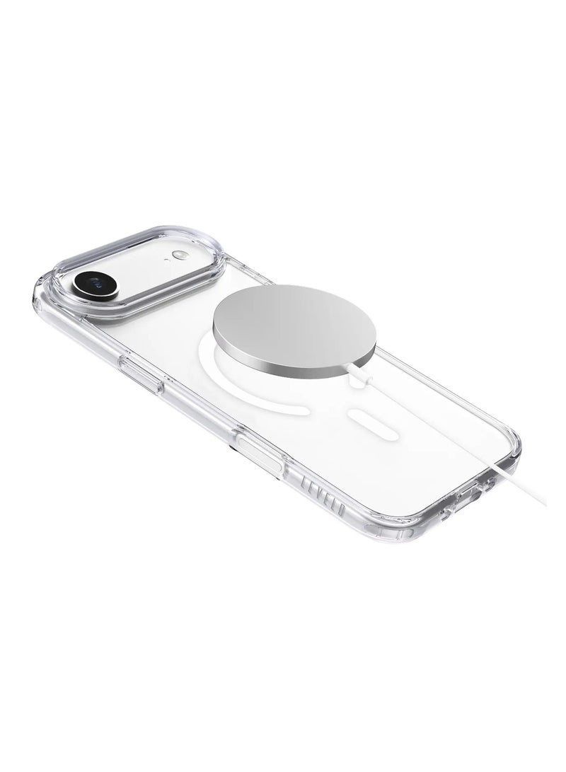 LEVELO iPhone 17 Air MagSafe Clear Case Clara TPU+PC With Enhanced Camera & Screen Protection / Precision Fit / Shock-Resistant-Bumper / Ever-Clear Technology Back Cover - Transparent - Image 2