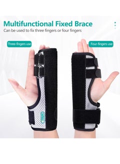 Trigger Finger Splint, Multi Finger Brace for Middle, Index, Pinky or Ring Fingers, Adjustable Finger Straightening Immobilizer with 4 Metal Bars for Broken Fingers, Arthritis, Contractures - pzsku/Z2B10F5BAC5401800C707Z/45/_/1723281425/365cc444-2db7-40fe-9a5d-be4f77c8980e