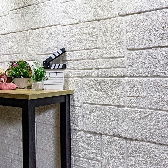 Barebeauty Wall Stickers Wallpaper PE Foam Brick Design DIY Decal (70 x 70 cm) 3D Frames PVC DIY Self Adhesive (Pack of 10) - Image 2