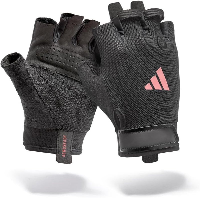 Adidas قفازات تدريب أديداس الأساسية - وردي - متوسط - Image 1