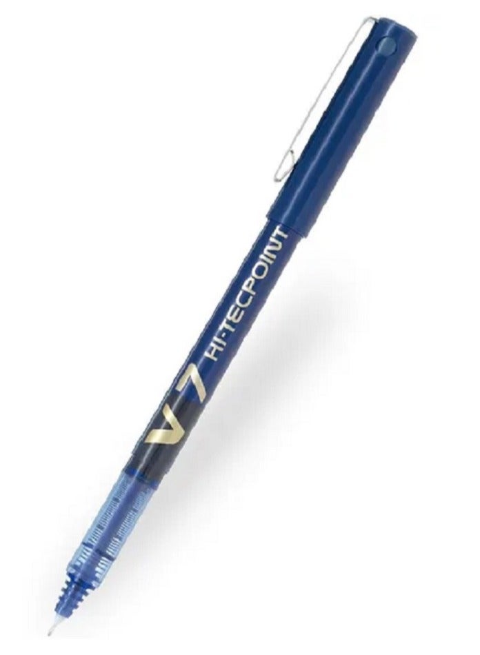 Pilot - V7 Hi-Tecpoint pure liquid ink Pens Mixed Pack of 4 Pens (Black, Blue, Red, Green) - Image 2