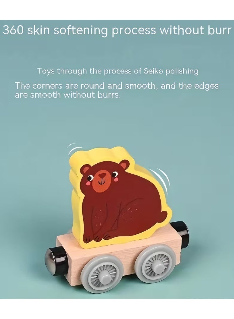 Wooden Sorting Train Toy Set for Kids – Marine/Animal/Fruit/Traffic Categorization Puzzle | Educational Learning Toy for Toddlers | Safe Non-Toxic Wood | Best Gift for Boys & Girls - Image 5