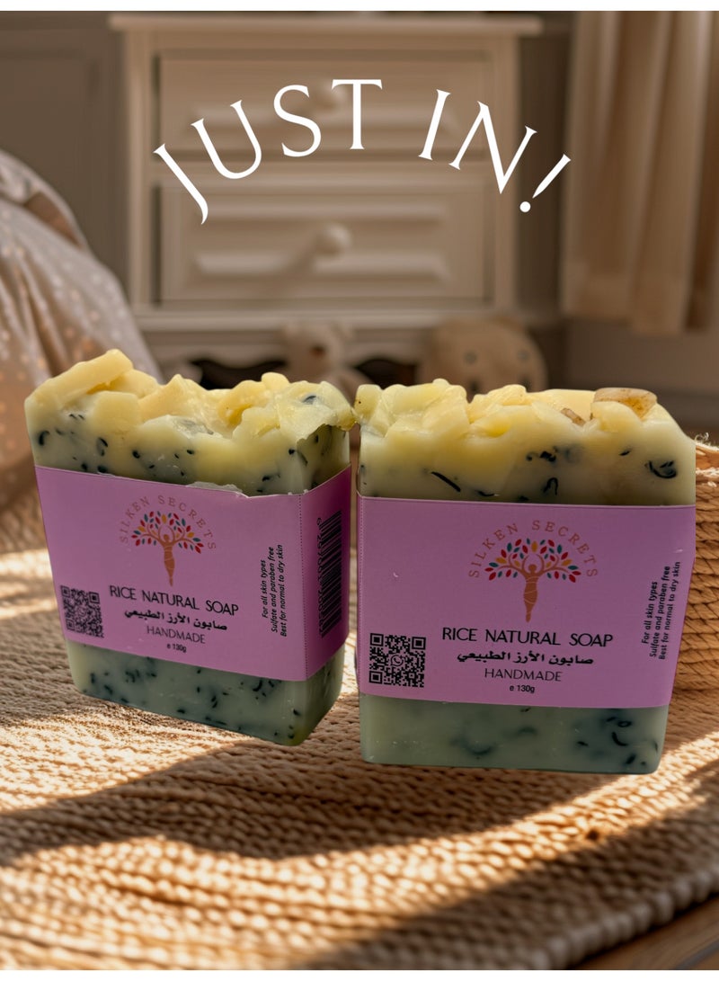 SILKEN SECRETS Rice natural soap - Image 2