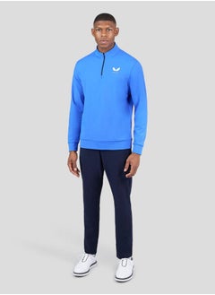 CASTORE Royal Blue Golf Classic Zip Mock  - Image 3