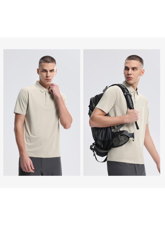 Men's Sports Top Breathable Casual Short Sleeved Shirt - Image 5