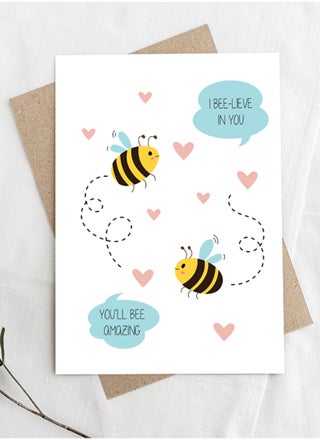 I Beelieve in You Greeting Card