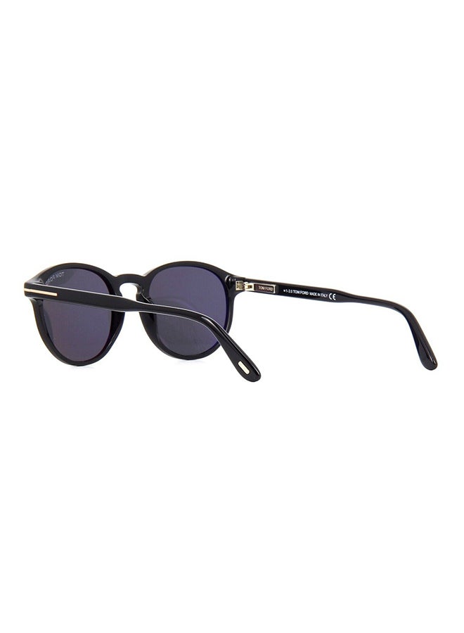 TOM FORD Men's Round Sunglasses - FT0834 01A - Lens Size: 50 Mm - Image 4
