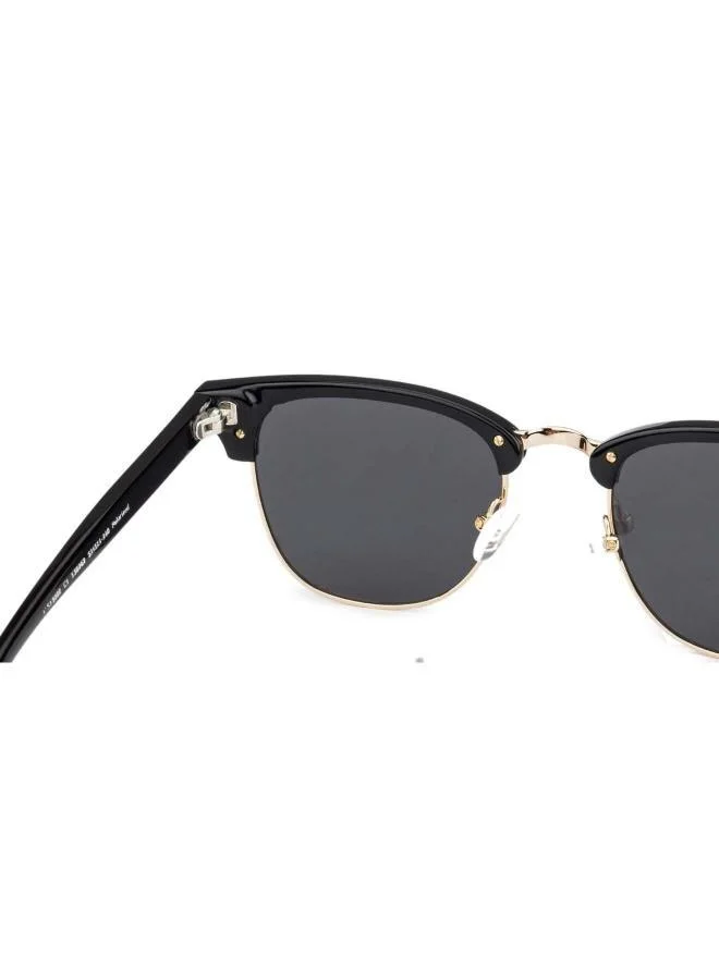 John Jacobs John Jacobs Black Grey Browline Polarized & UV Protected Sunglasses For Men & Women - JJ S13088-Pack of 1
