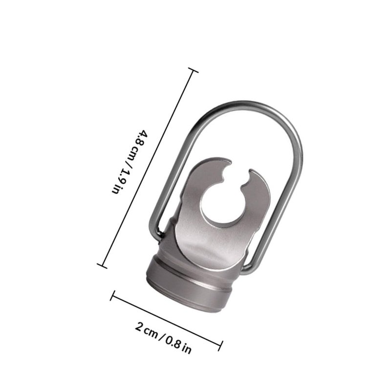 Compact Keychain Tank Hole Puncher Tool for Camping Lightweight Portable Canister Disposal - Image 3