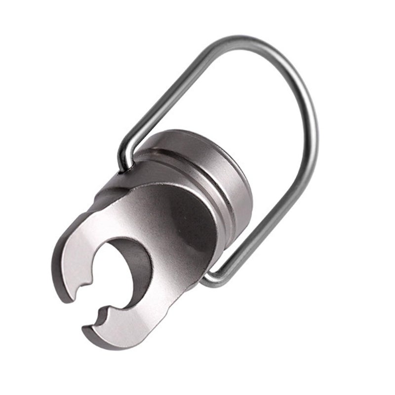 Compact Keychain Tank Hole Puncher Tool for Camping Lightweight Portable Canister Disposal - Image 2