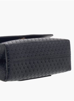 Le Confort Women Monogram Embossed Satchel Bag with Button Closure Ramadan Collection  - Image 5