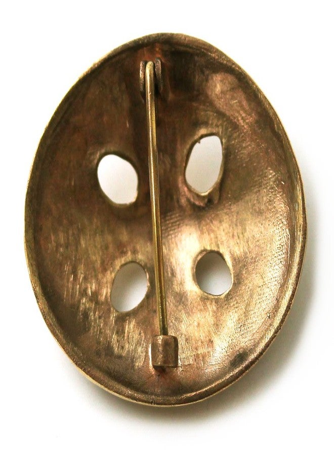 LynnAround Bronze Norse Nordic Viking Shield Celtic Vintage brooches Clothes Fasteners - Cloak Scarf Shawl Pin Jewelry - Image 2