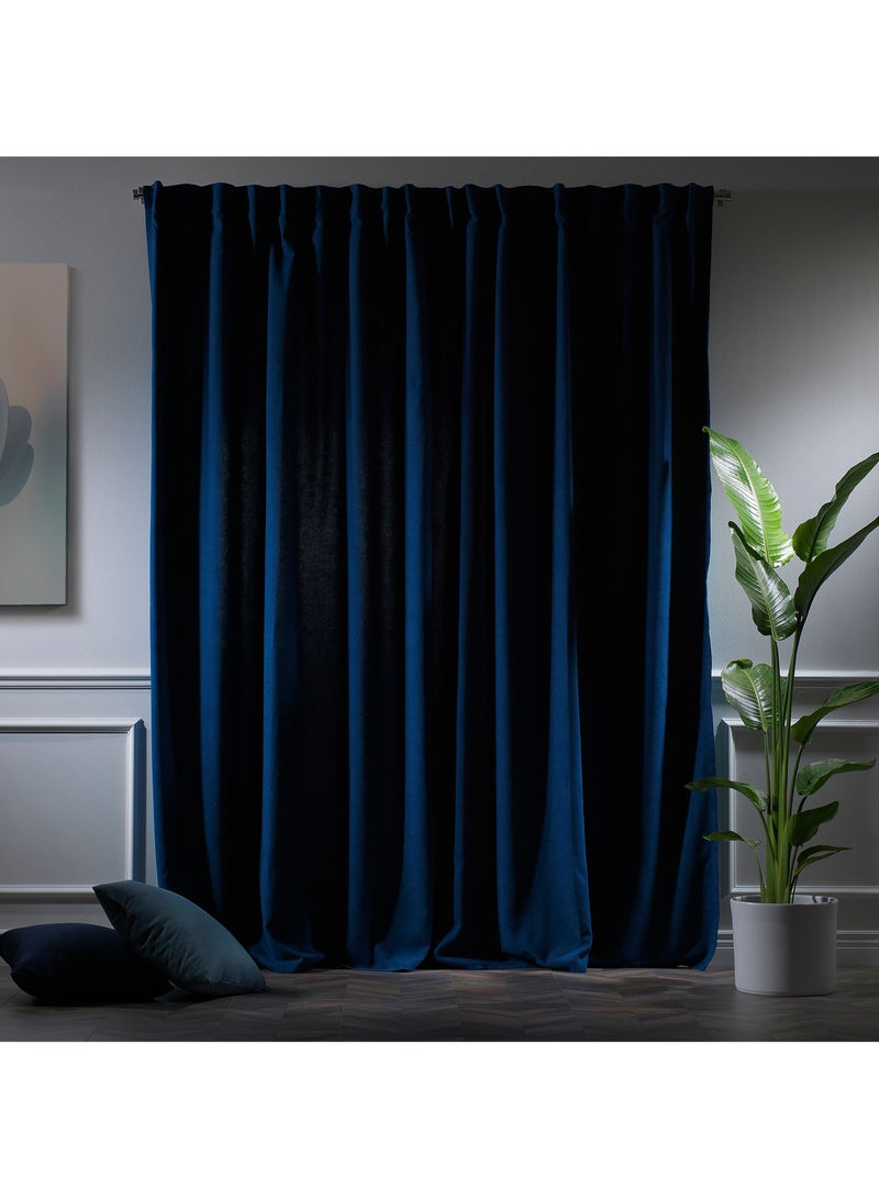 Zeenah Furniture Solid Color Home Decorative Blackout Curtains Velvet Look 2 Panels Hanging Back Tap & Rod Pocket Living Room Nursery Room Kitchen Office Windows Home Decoration  - Image 2