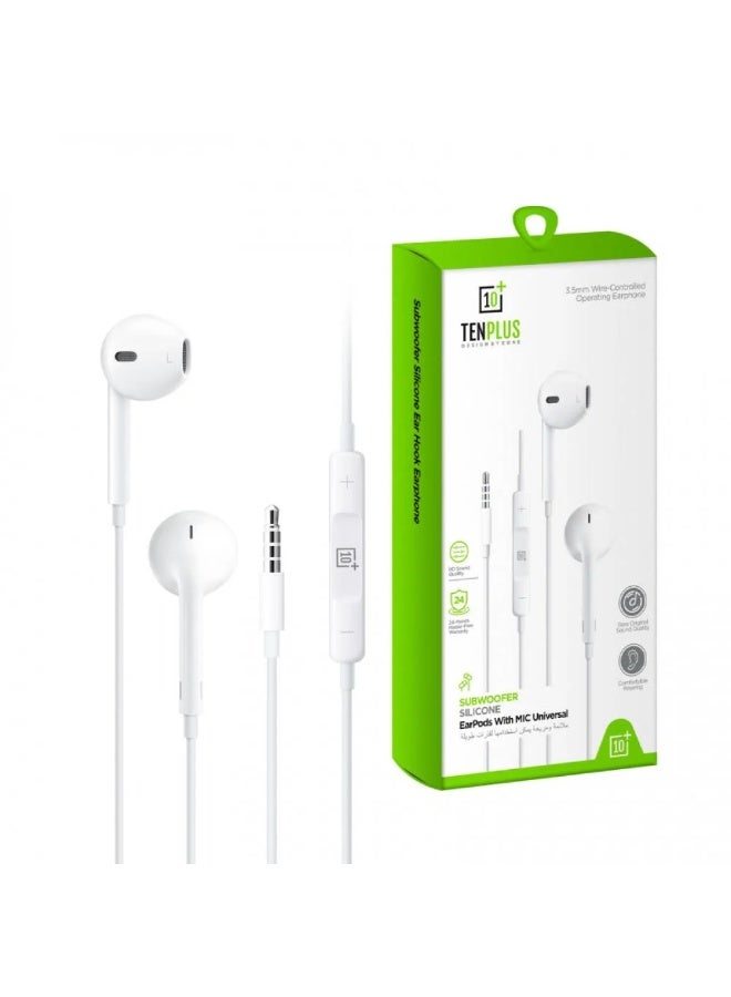 tenplus Tenplus Ten Plus Wired in-ear Headphones With Microphone Z2B11AE4EEDAC00DDAB06Z
