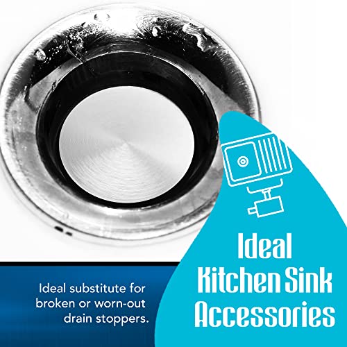 STEADYKLEEN - Twist Waste Drain Valve Plunger with O Ring, Valve Drain Stopper for 3-Tier Sink Twist Waste Drain, Must-Have Replacement Accessory for 3 Compartment Sink Repair. - Image 5