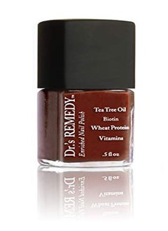 Dr.'s Remedy Nail Polish, Nail Strengthener, Nail Care - Reliable Rustic Red  - Image 1