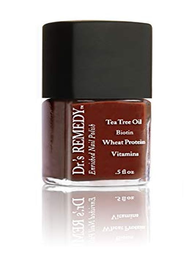 Dr.'s Remedy Nail Polish, Nail Strengthener, Nail Care - Reliable Rustic Red  - Image 1