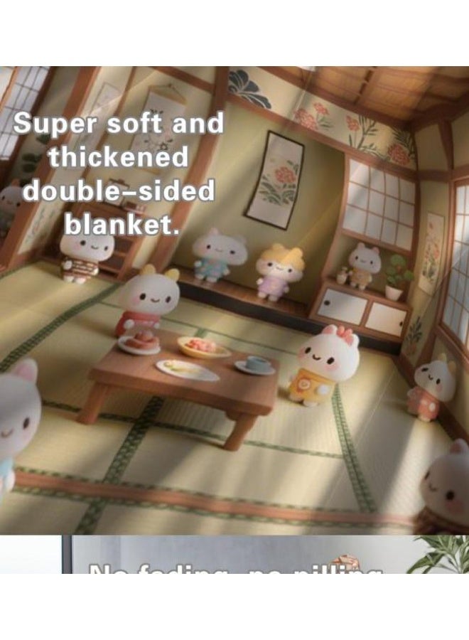 general Flannel thin blanket (warm and comfortable, suitable for sleep, gaming, dust removal and sandproof) 150cm*200cm - 41 - Image 5