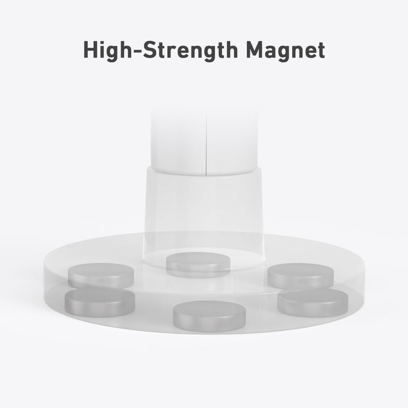 Holicfun Indoor Outdoor Camera Magnetic Mount, Compatible with Ring, Blink, Eufy, Google Nest, Wyze, Arlo, Simplisafe, Reolink, and Tapo Cameras - White - Image 3