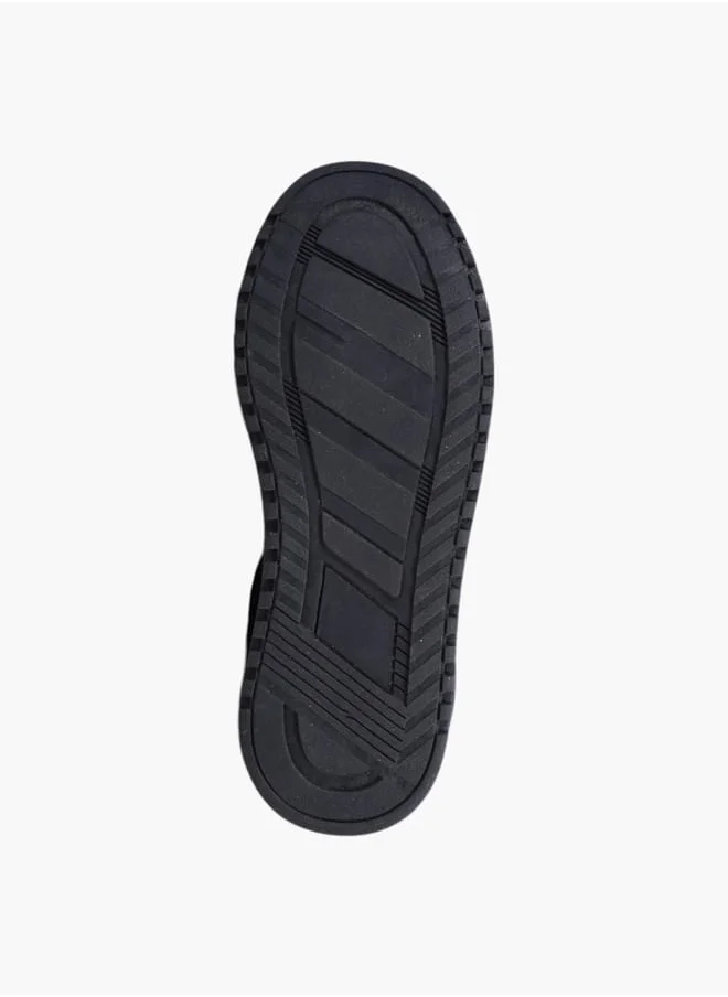 GAP Boys' Panelled Sneakers with Lace-Up Closure - BOSTON III