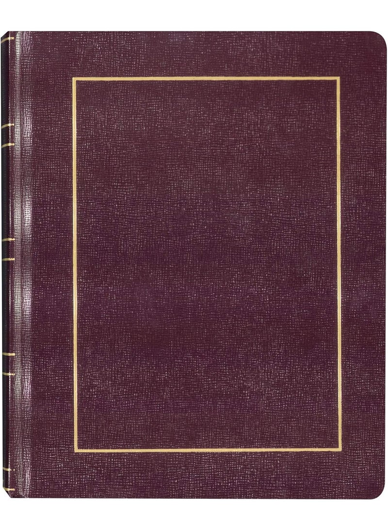 National Rediform Law Record Book with Center Line 150 Sheets 934 x 8 Inches Burgundy RED56907  - Image 1