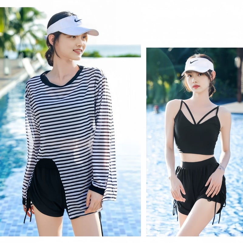 Spring Swimsuit Split Three-Piece Set Summer Pure Desire Ins Swimsuit Sweet Slimming Swimsuit - Image 3