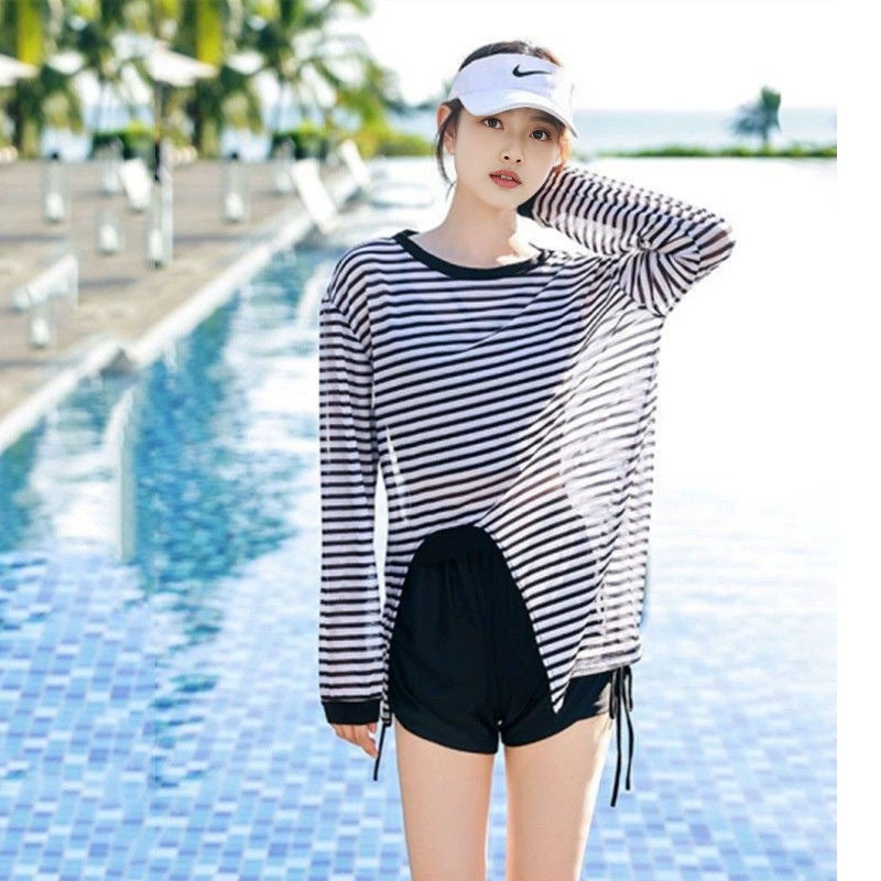 Spring Swimsuit Split Three-Piece Set Summer Pure Desire Ins Swimsuit Sweet Slimming Swimsuit - Image 5
