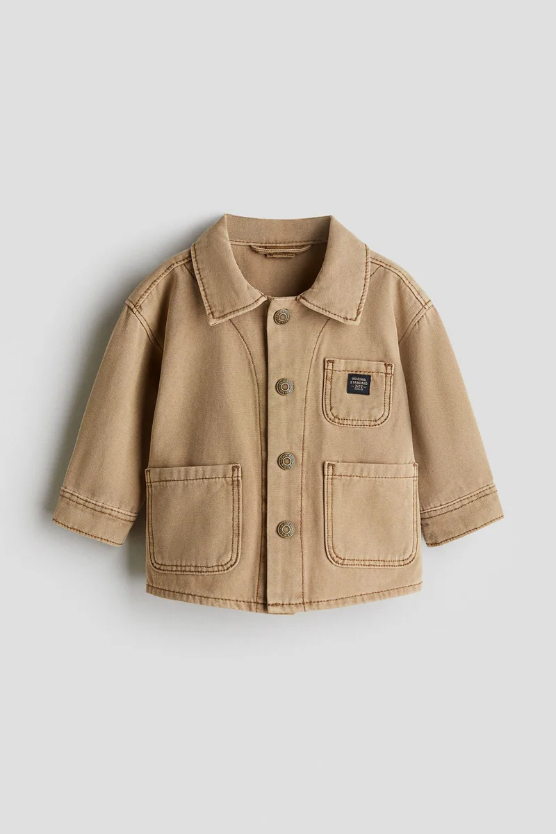 H&M Loose-fit canvas overshirt