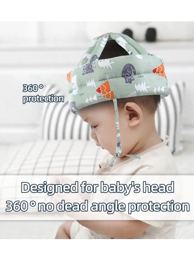Baby Helmet for Crawling and Walking| Baby Head Protector| Infant Helmets| Toddler Baby Head Protection Cushion| Baby Safety Helmet Head Shaping for Learning to Walk Headguard Protective Harnesses Cap - Image 5