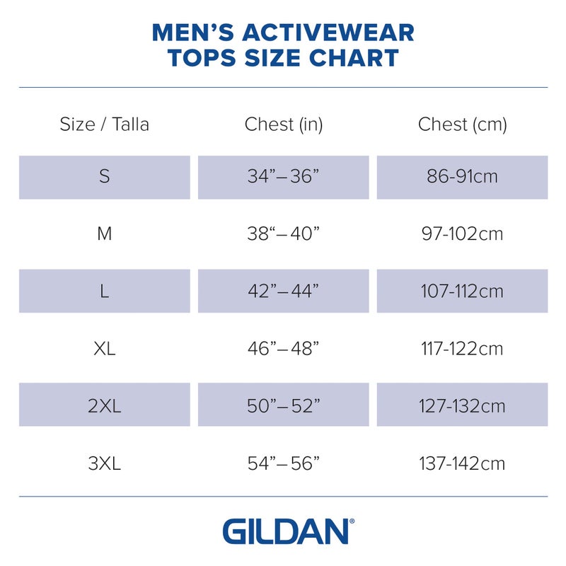 Gildan تي شيرت طويل الأكمام للرجال من جيلدان، نمط G8400، عبوة 2، أسود، 2X-كبير - Image 4