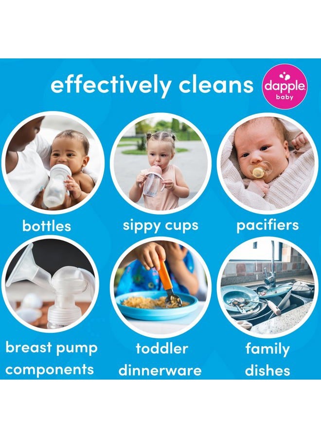 DAPPLE Baby Bottle and Dish Liquid Refill, Fragrance Free Dish Soap, Sulfate-Free, Hypoallergenic, 34 Fluid Ounces (Pack of 2) - Image 5