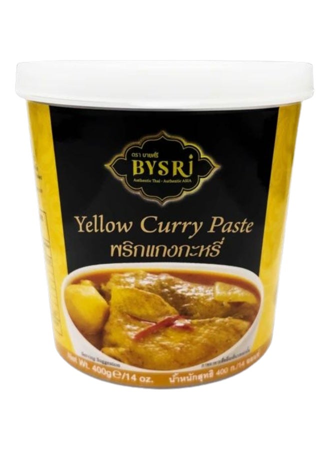 BYSRI Yellow Curry Paste 400g | Authentic Thai Curry Paste for Curries, Stir-Fry & Marinades - Image 1