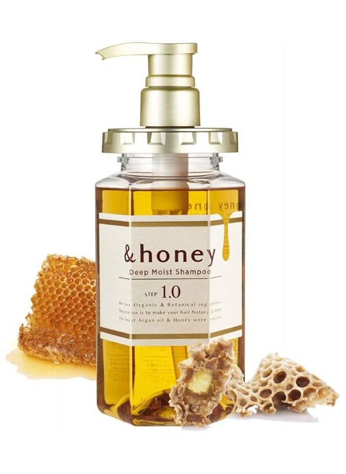&Honey - Deep Moist Shampoo 1.0 440ml - Image 1