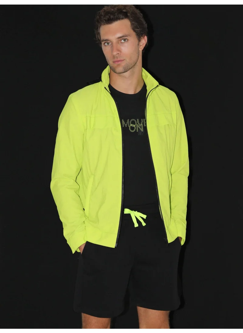 Kip Hooded Yellow Men's Raincoat MNT-482
