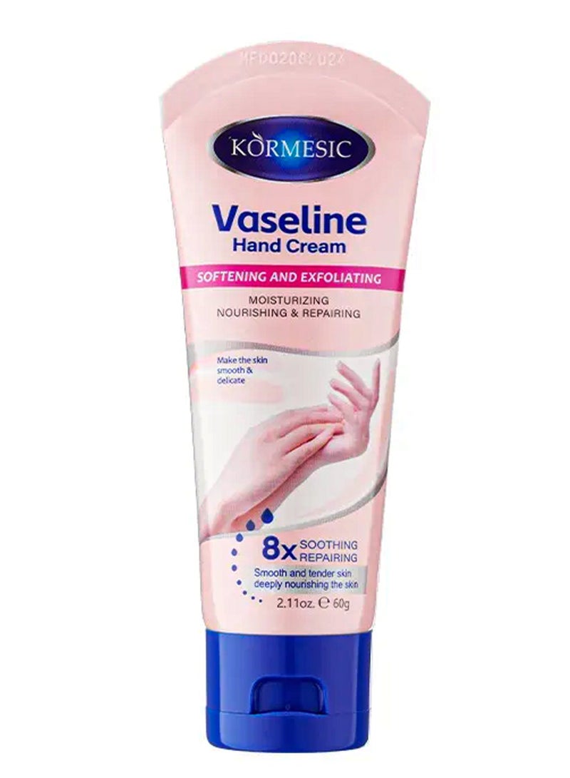 Kormesic Vaseline Hand Cream Anti-Dry Moisturizing Whitening Hand Cream Anti-Aging Non-Greasy 60g - Image 1