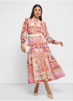 Khizana Abstract Print Dress  - Image 4