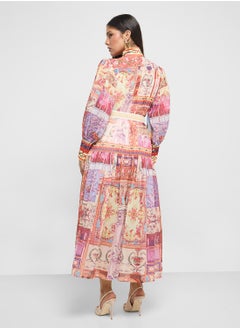 Khizana Abstract Print Dress  - Image 2