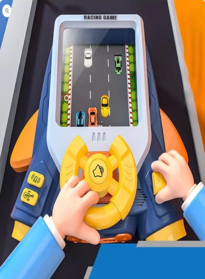 NYVIO Kids Car Simulator Steering Wheel – Interactive Racing Game Toy with Music, Lights & Driving Sounds – Fun Educational Driving Toy for Boys & Girls - Image 1