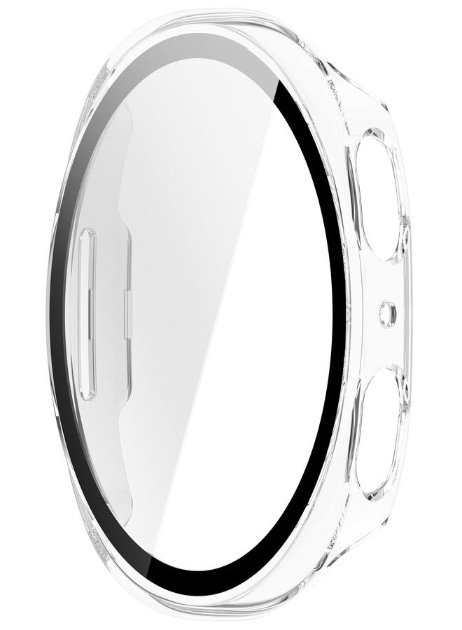 FanTEK Compatible for Samsung Galaxy Watch 8 40mm Watch Case for Women Men, Scratch Resistant Shock Absorbing Case, Clear - Image 2
