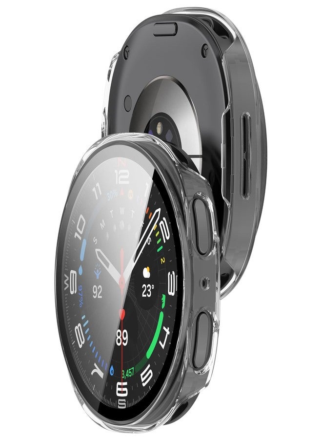 FanTEK Compatible for Samsung Galaxy Watch 8 40mm Watch Case for Women Men, Scratch Resistant Shock Absorbing Case, Clear - Image 5