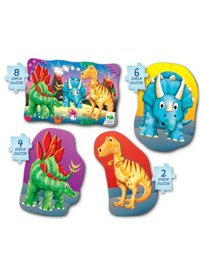 Raxoom Mf Puzzle Set 4 In A Box Dino - Image 1