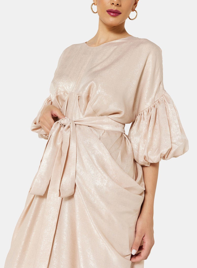 House of Moda Draped Maxi Dress  - Image 3
