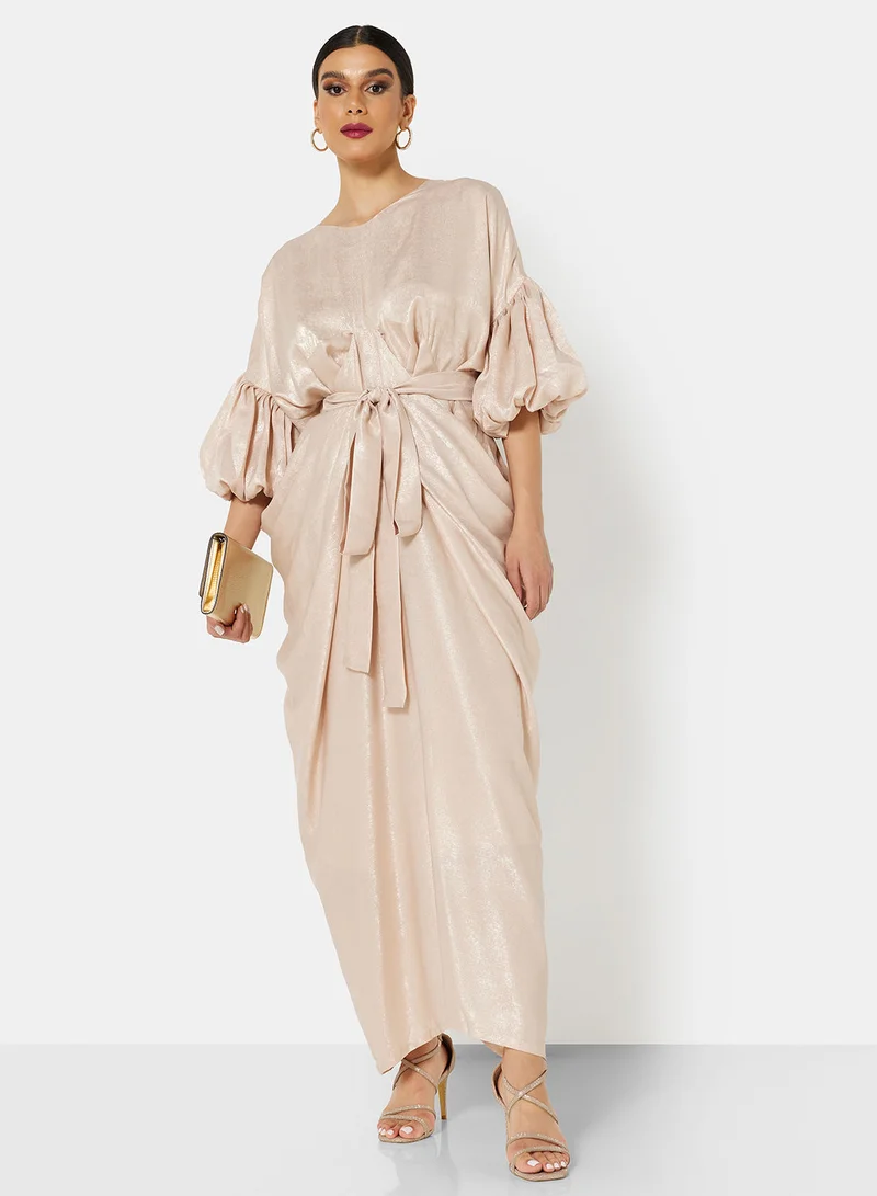House of Moda Draped Maxi Dress