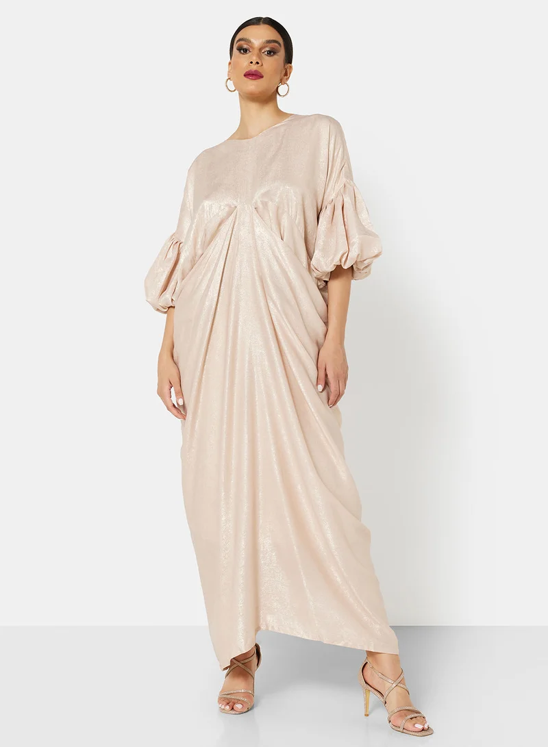 House of Moda Draped Maxi Dress