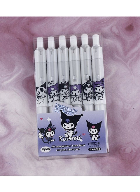6 Pcs Rollerball Pen Set For Kids And Students