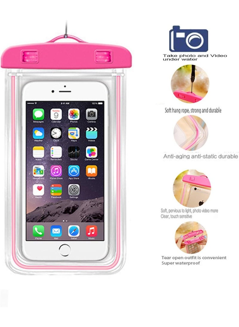 جراب هاتف مقاوم للماء احترافي - حماية 100% للسباحة والغوص والشاطئ - Image 3