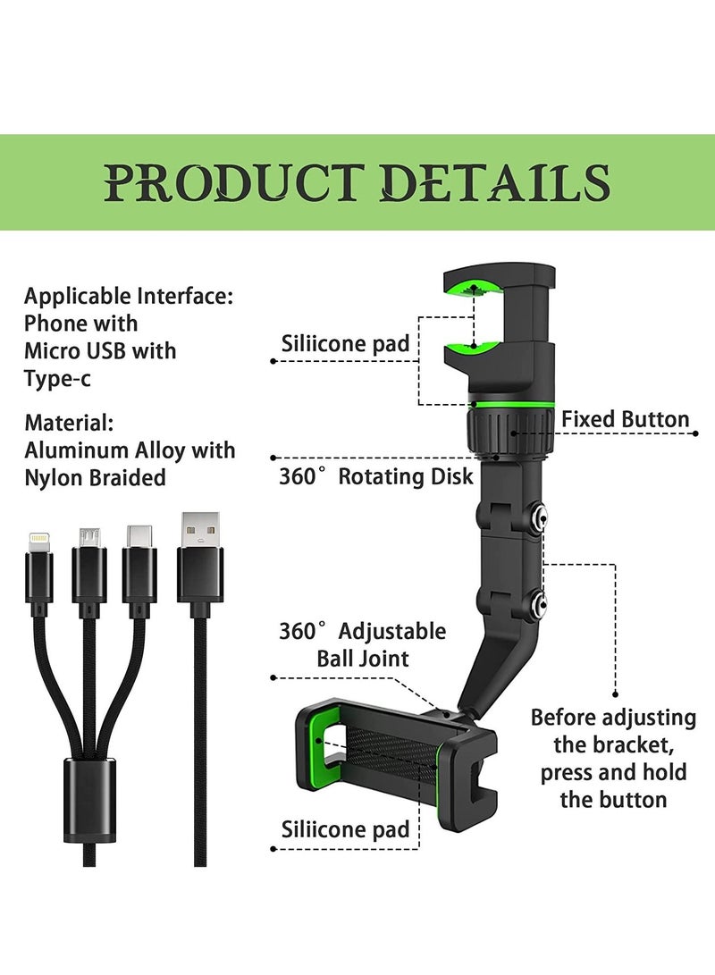 ELTRAZONE 360 Degrees Rotating Car Phone Holder GPS Holder Universal Car Phone Stand for Most Phones - Image 1